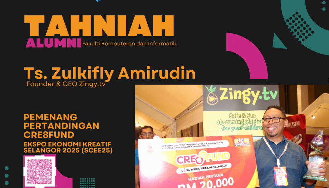 Tahniah kepada Alumni Fakulti Komputeran dan Informatik